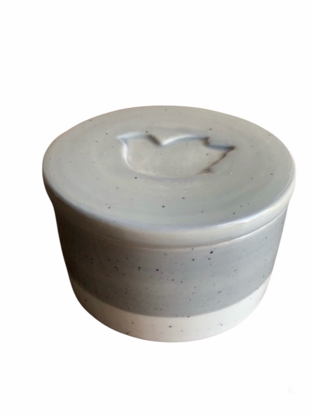 Hallmark Grace Is Enough Round Dove Trinket Box